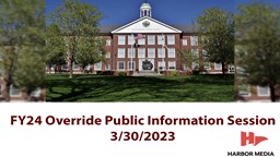 Thumbnail image for Hingham FY24 Override Public Information Session 3/30/2023