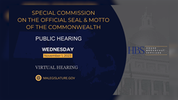 Thumbnail image for Special Commission on the Seal & Motto of the Commonwealth: 11/1/2023