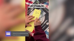 Thumbnail image for Book Tasting at Foster Elementary Shool