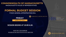 Thumbnail image for MA House of Representatives FY25 Budget Session Day 3: 4/26/2024