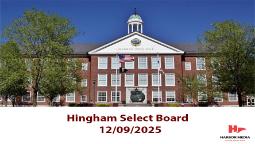 Thumbnail image for Hingham Select Board 12/09/2025