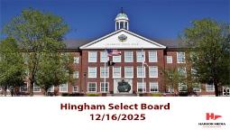 Thumbnail image for Hingham Select Board 12/16/2025