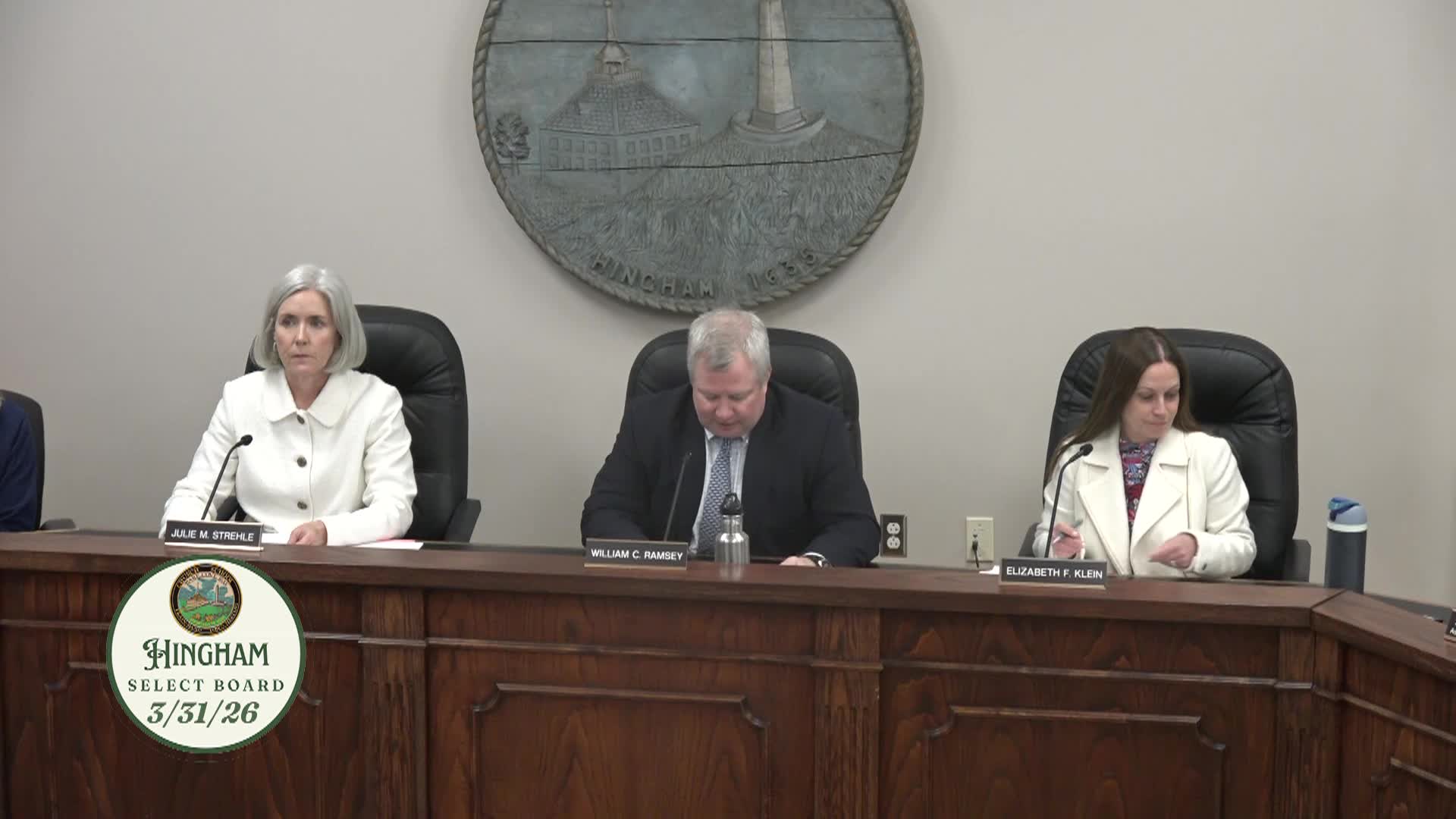 Thumbnail image for Hingham Select Board 03/31/2026