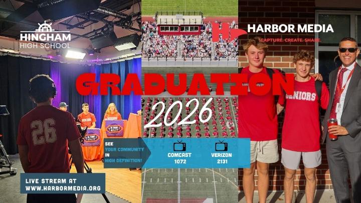 Thumbnail image for Hingham High School Graduation 2026 - Broadcasted LIVE