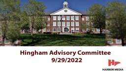 Thumbnail image for Hingham Advisory Committee 9/29/2022