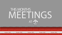 Thumbnail image for October 2022 Government Meetings Calendar