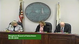 Thumbnail image for Hingham Board Of Selectmen 10/29/2019
