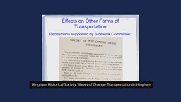 Thumbnail image for Transportation in Hingham: A Century of Change | Hingham Historical Society