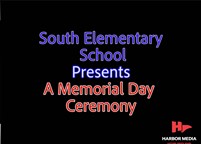 Thumbnail image for South Elementary Memorial Day Ceremony